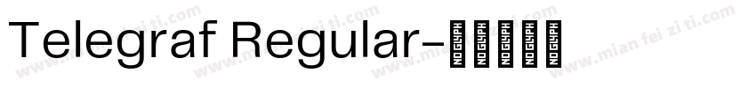 Telegraf Regular字体转换